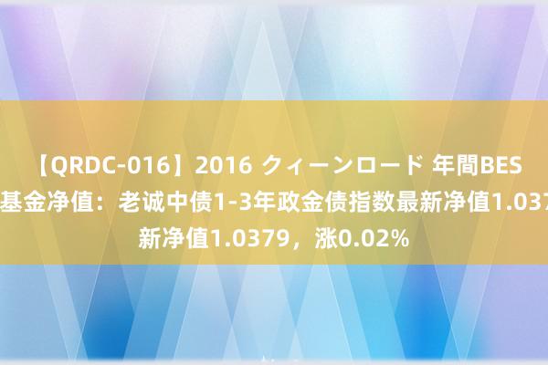 【QRDC-016】2016 クィーンロード 年間BEST10 7月26日基金净值：老诚中债1-3年政金债指数最新净值1.0379，涨0.02%