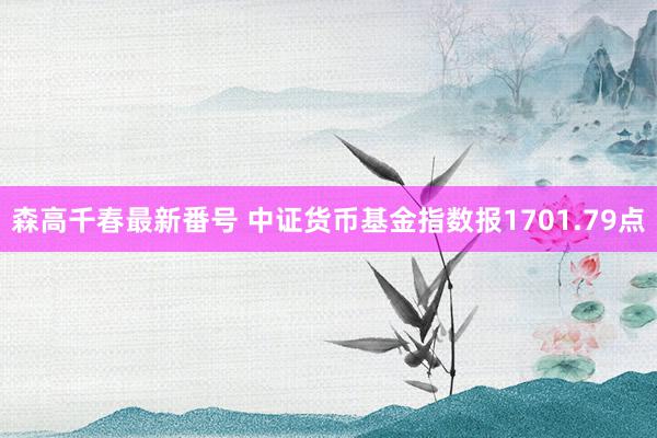 森高千春最新番号 中证货币基金指数报1701.79点