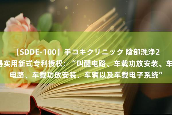 【SDDE-100】手コキクリニック 陰部洗浄20連発SP 科大讯飞取得实用新式专利授权：“叫醒电路、车载功放安装、车辆以及车载电子系统”